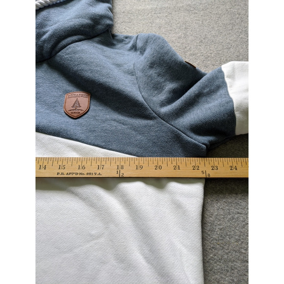 Wanakome Selene Hoodie Womens Size XL Mix Green White Blue Thick Heavy Outdoor - Picture 5 of 7